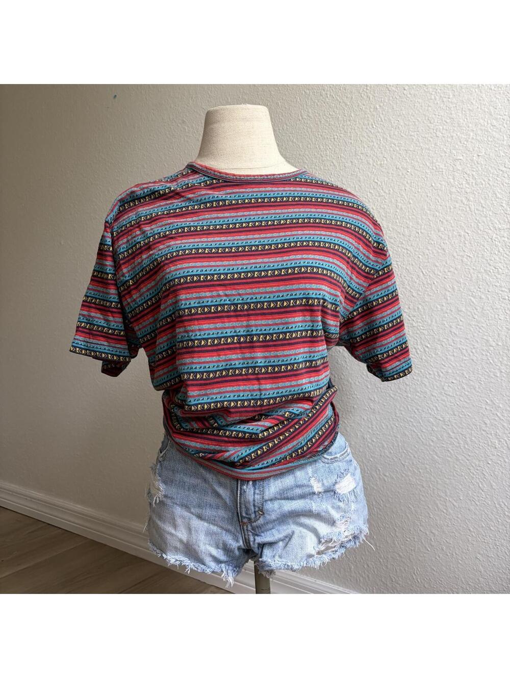 90s STRIPE SKATER TEE